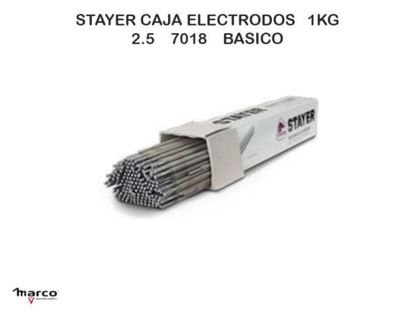 STAYER CAJA ELECTRODOS 1KG 2.5 7018 BASICO