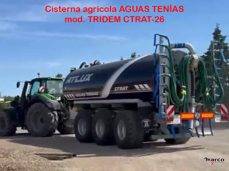 Cisterna agrícola AGUAS TENÍAS mod. TRIDEM CTRAT-26 - Imagen 2