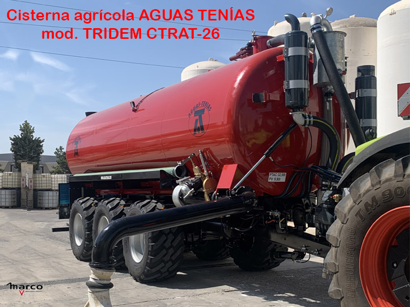 Cisterna agrícola AGUAS TENÍAS mod. TRIDEM CTRAT-26 - Imagen 3